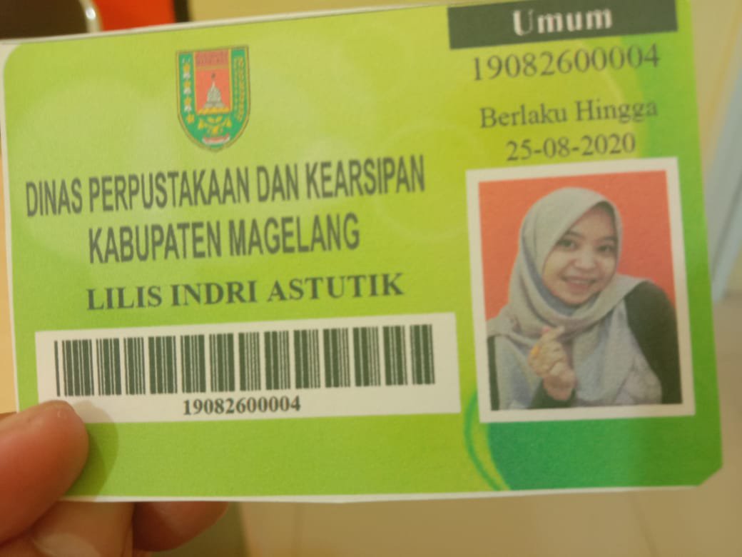 Unik, Kartu Perpustakaan Kabupaten Magelang Bisa Foto Sesukamu