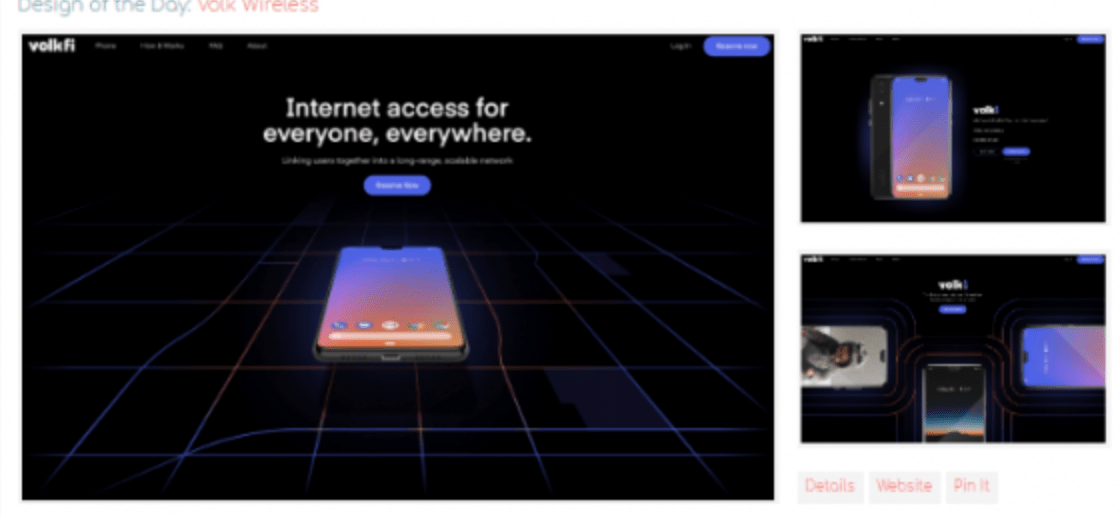 Lima Inspirasi Desain Website Terbaik