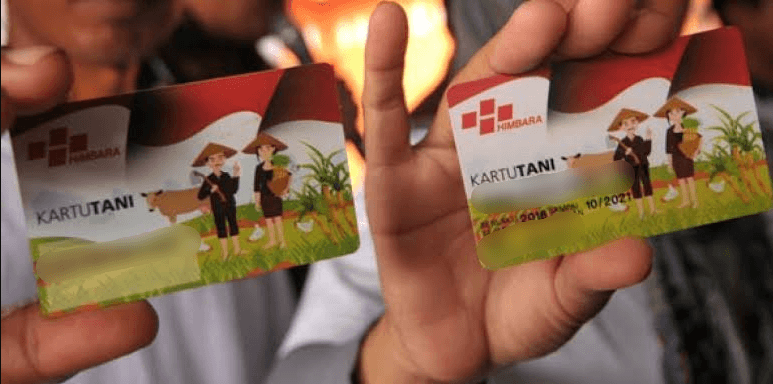 ILUSTRASI : Bentuk kartu tani yang di buat jaminan untuk judi online di Temanggung (Foto: Istimewa)