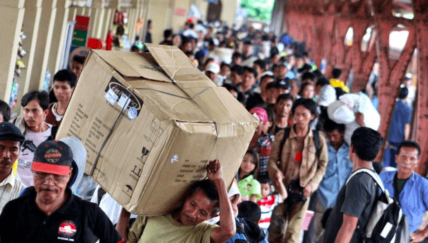 MUDIK: Suasana mudik lebaran