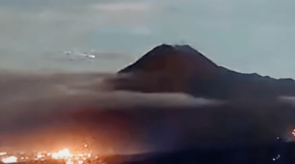 Video Asteroid Jatuh dan Menabrak Gunung Merapi, Ini Penjelasan LAPAN