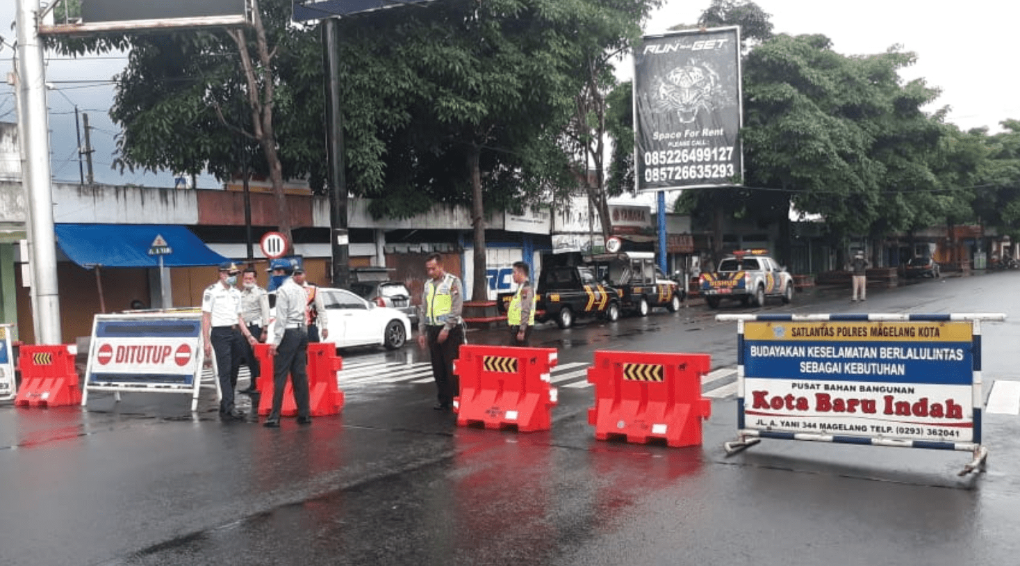 BREAKING NEWS : Jalur Menuju Kota Magelang  Ditutup Mulai Hari Ini