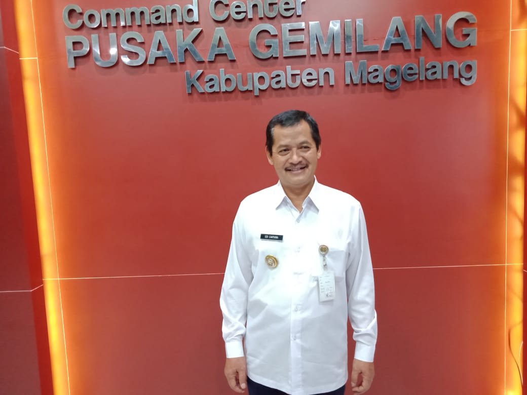 NEWS: Wakil Bupati Magelang himbau untuk kerja bakti massal pada Jumat Bersih besok untuk cegah corona (18/3/2020)-(foto: istimewa)