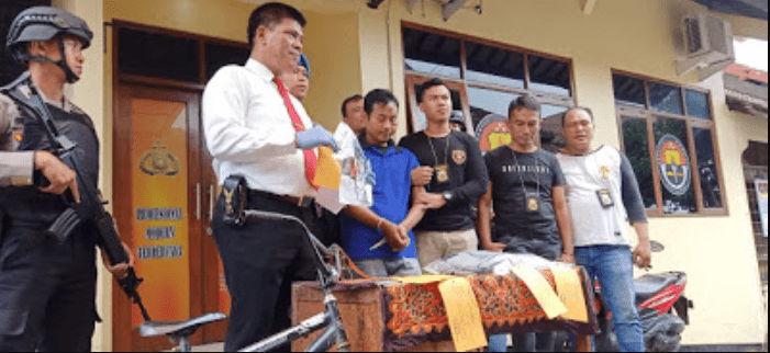 NEWS: Pelaku begal grab car yang lukai korban di Boyolali diamankan Polisi (9/3/2020)-(Foto: Istimewa)