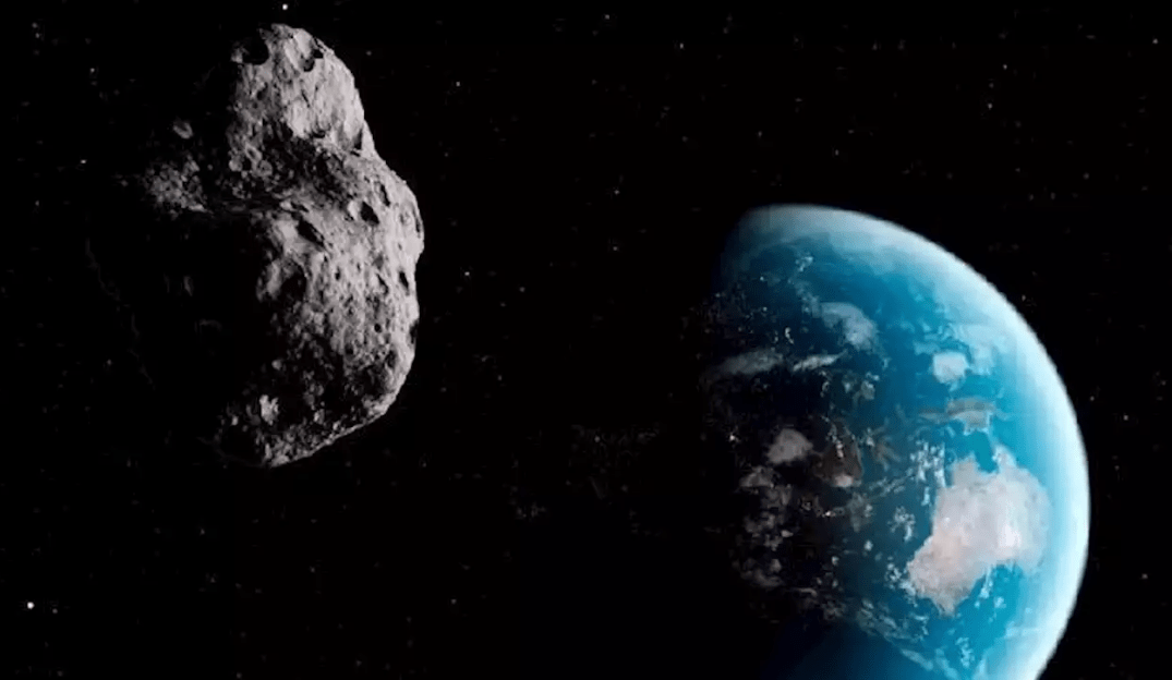 ILUSTRASI : Asteroid meluncur ke bumi (Foto: Internet)