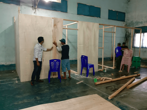 MEWAH: Di Desa Krincing, Secang, para pemudik wajib dikarantina di dalam bilik selama 14 hari. (Foto: Istimewa)