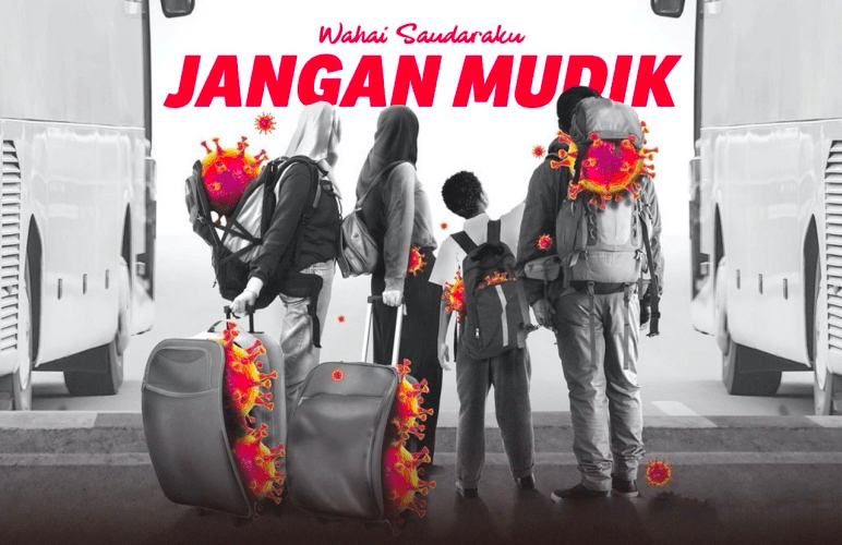 IMBAUAN: Masyarakat perantauan dilarang mudik jelang Ramadan. (Foto: Internet)