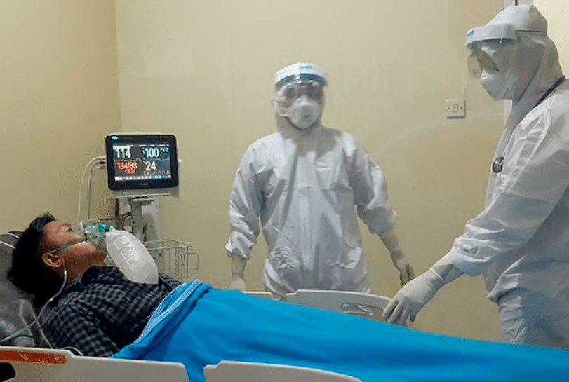 Gambar ilustrasi rumah sakit rujukan covid-19 melakukan simulasi. (Foto: internet)