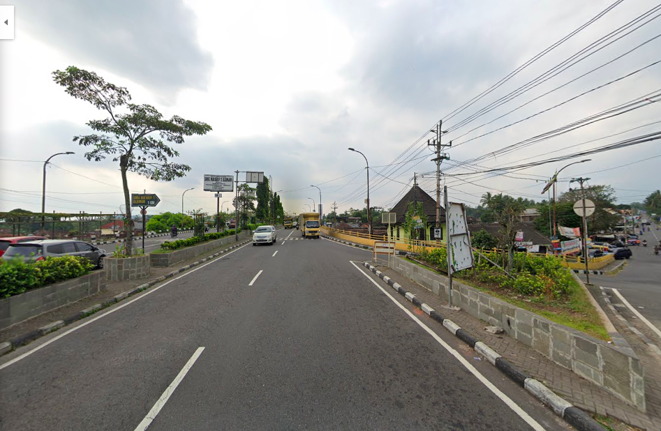 PERBATASAN: Pintu Masuk menuju Jogja sisi Tempel, Sleman akan diperketat. (Foto: Google Maps)