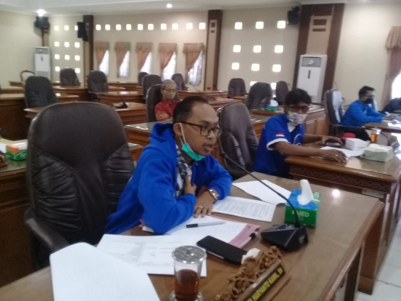 Ketua DPD KNPI Kota Magelang Riza Fajar Budiono. (Foto: Borobudur News)