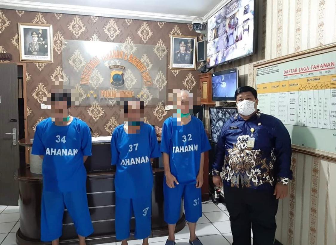 PROVOKATOR: Tiga orang penolak jenazah perawat covid-19 ditetapkan sebagai tersangka. (Foto: Istimewa)