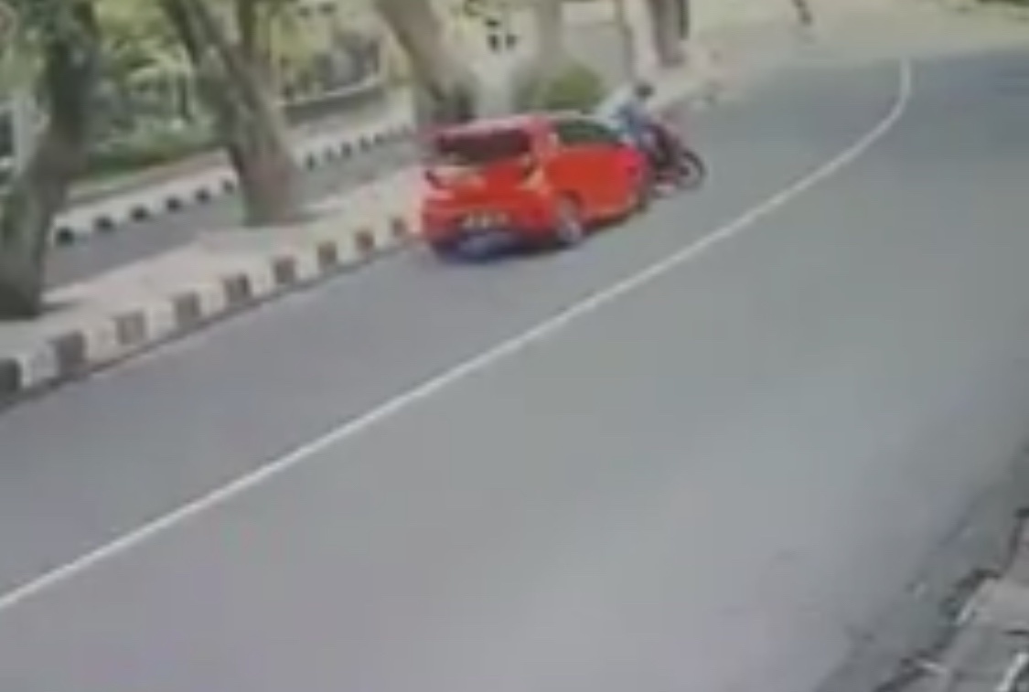 Pelaku Tabrak Lari Karyawan SMA N 5 Magelang Tertangkap CCTV