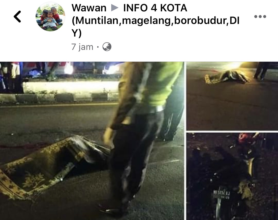 Viral, Curhatan Istri Korban Tabrak Lari di Magelang : Datang Lihat Anak Kami