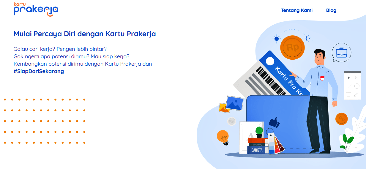 Cara Daftar dan mendapatkan kartu Pra Kerja