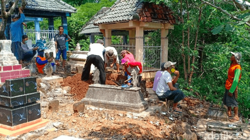 Lokasi pemakaman Didi Kempot di Ngawi. (Foto: istimewa)