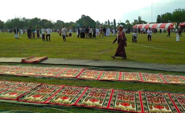 LARANG: Pemda Jogjakarta kali ini merarang warganya menggelar Salai Ied di lapangan terbuka. (Foto: internet)