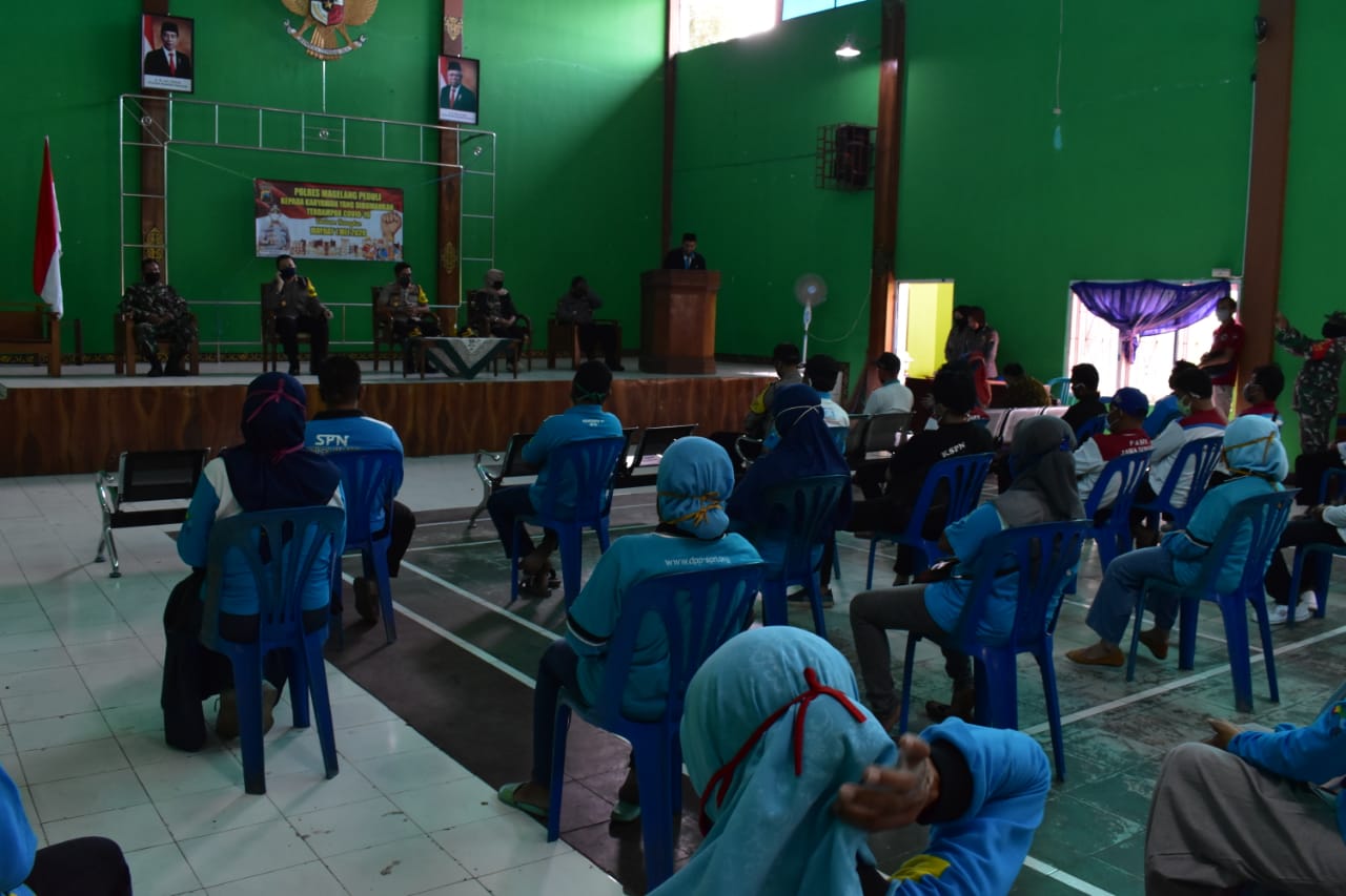May Day Polres Magelang temui perwakilan buruh (1/5/2020)-(Foto: Istimewa)