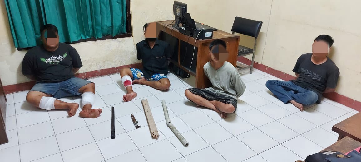 Dua pelaku dari empat ditembak petugas karena mencoba melawan saat ditangkap (7/5/2020)-(Foto: Istimewa)