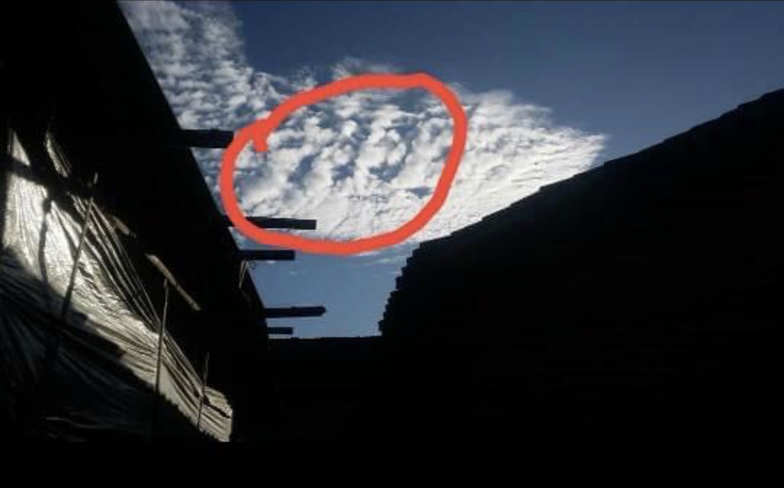 Awan Mirip Lafal Allah Terlihat Saat Lebaran di Magelang