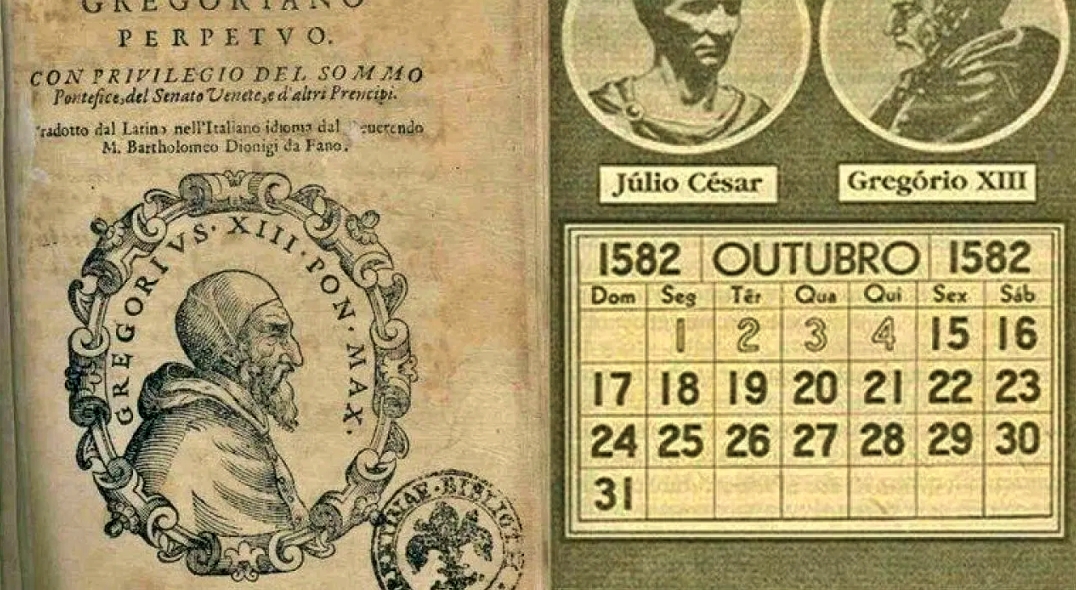 Kalender Gregorius hilangnya 10 hari dalam penanggalan kalender di Dunia