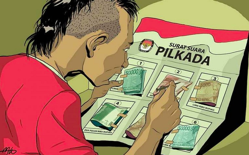 RUPIAH: Vote Buying atau serangan fajar masuk dalam modus kecurangan Pilkada. (Ilustrasi: internet)