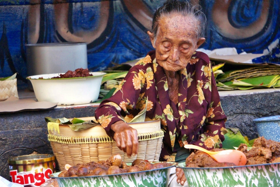Mbah Lindu penjual gudeg tertua di Jogja (Foto: Istimewa)