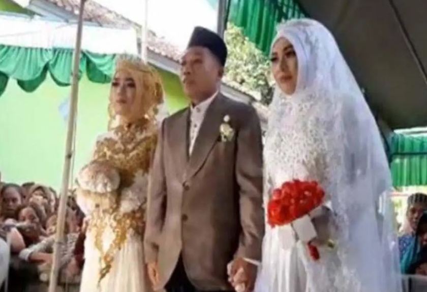 Satu Pria nikahi dua perempuan secara bersamaan