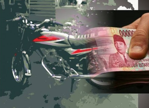 ILUSTRASI : pelaku tega menjual motor milik temannya