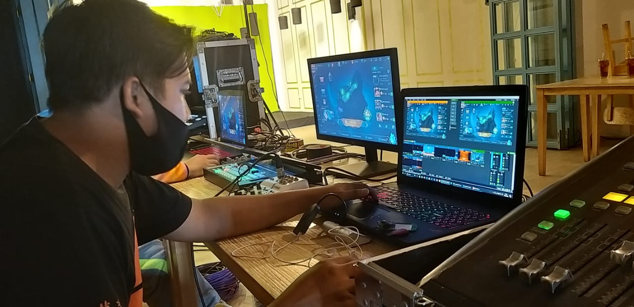 Salah satu peserta National E-sport War From Home Central Java Governor Cup 2020