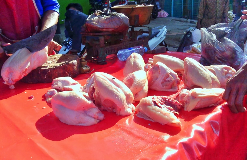 Harga Daging ayam meroket di Grabag para penjual libur