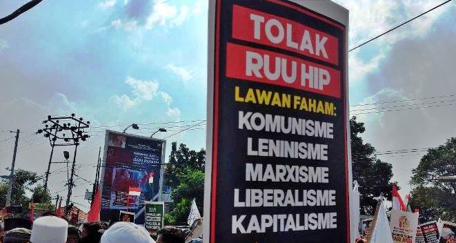 Ilustrasi demo tolak RUU HIP