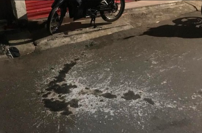 Ilustrasi sisa cairan dari reproduksi pria yang membekas di jalan. (Foto: internet)