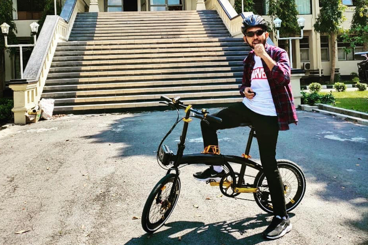 URBAN BIKE: Pesepeda dengan Pacific Noris Pro. (Sumber: instagram saryan_adi_yanto)