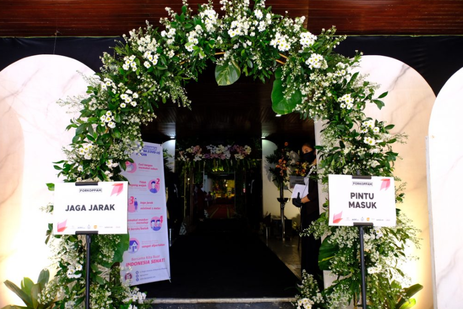 simulasi pernikahan di masa adaptasi kebiasaan baru (foto : istimewa)