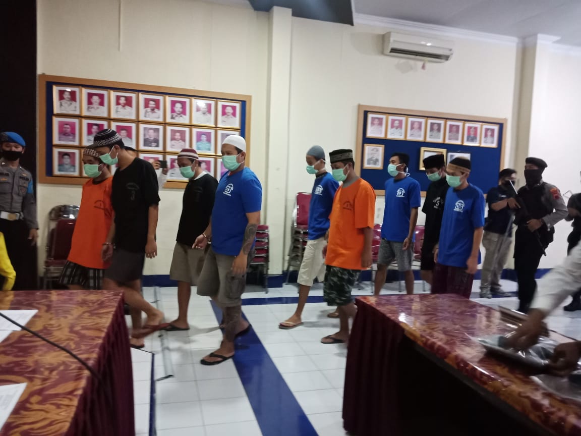 Para pelaku pengeroyokan berujung maut di Kota Magelang
