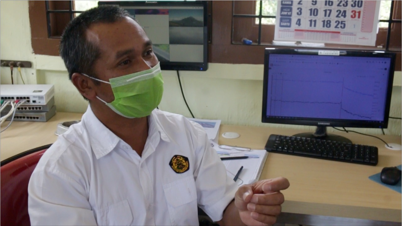 Petugas Pos Pengamatan Gunung Merapi (PGM) Babadan, Yulianto. (Foto: dok. magnet channel)