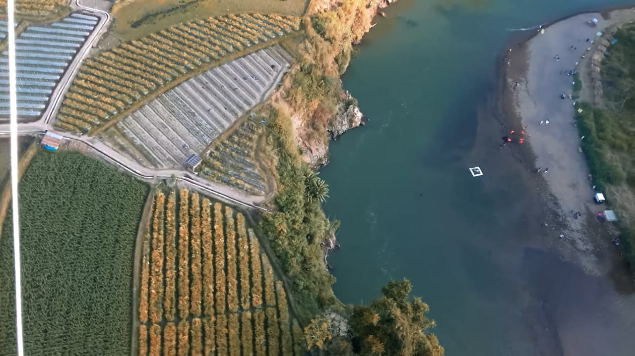 Hasil foto dari drone layang-layang