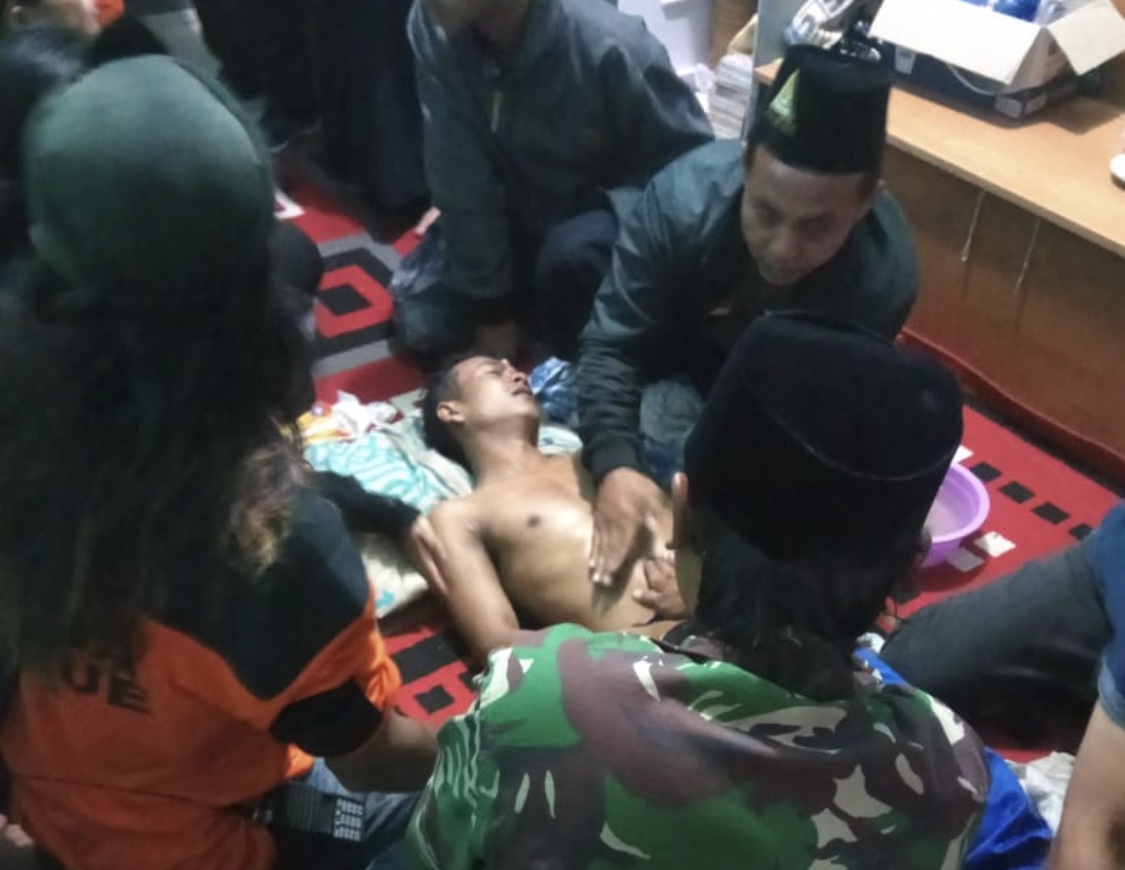 Kondisi Eksa setelah diketemukan