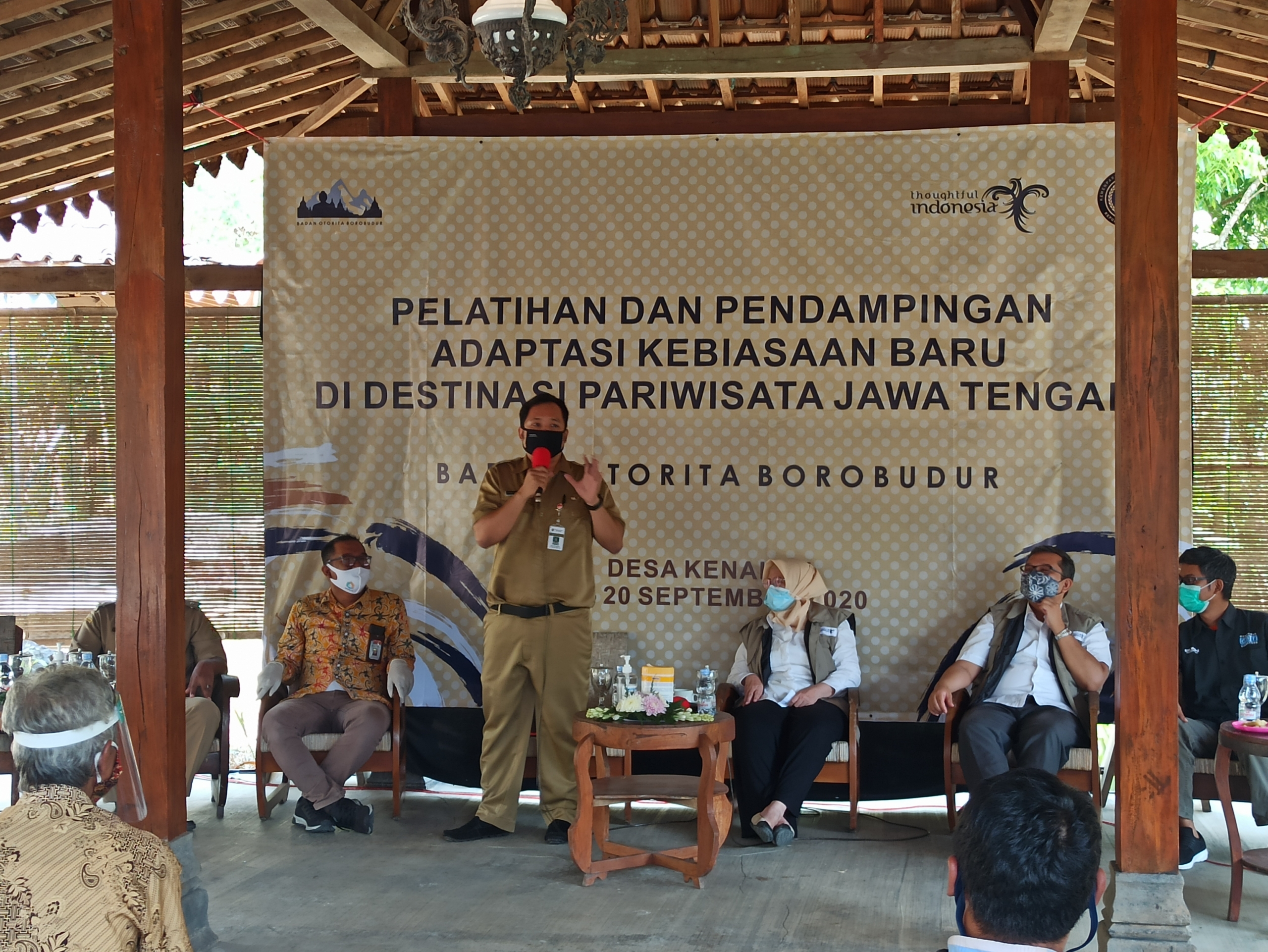 Pembukaan pelatihan dan sosialisasi sambuta tatanan baru bagi pariwisata di jateng (14/9/2020)-(Foto: Istimewa)