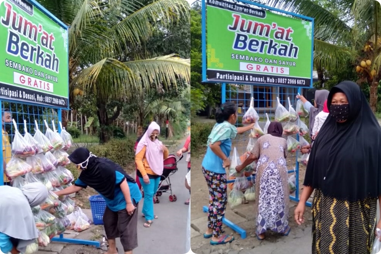 KJB Berbagi Sayuran dam Sembako (25/9/2020)-(Foto: Istimewa)