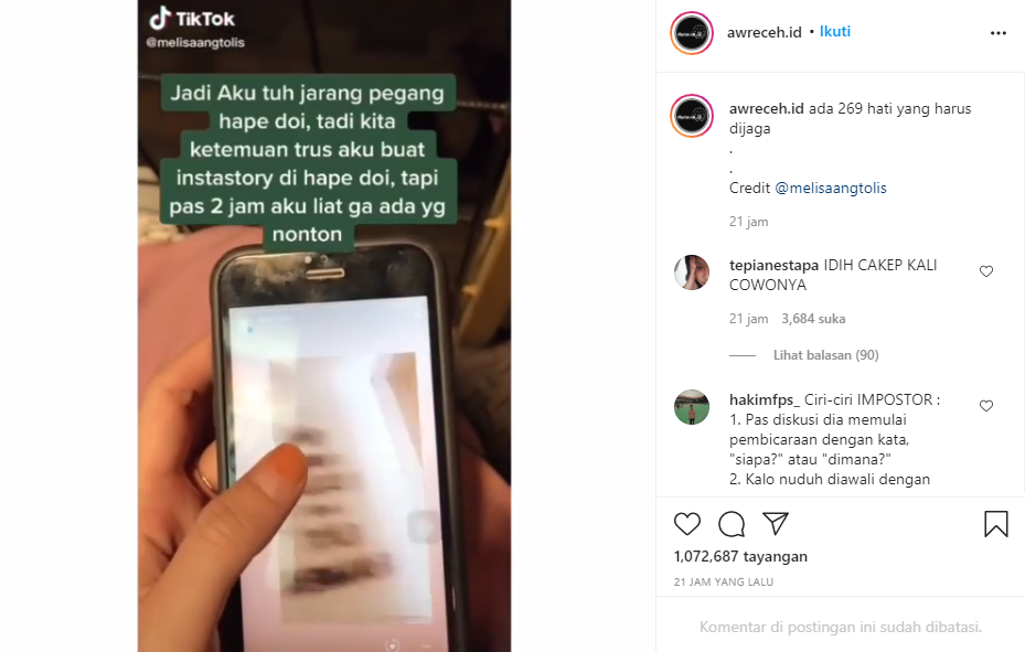 Viral Cewek Pergoki Cowoknya Sembunyikan Hubungan, Terbongkar Dari Instastory