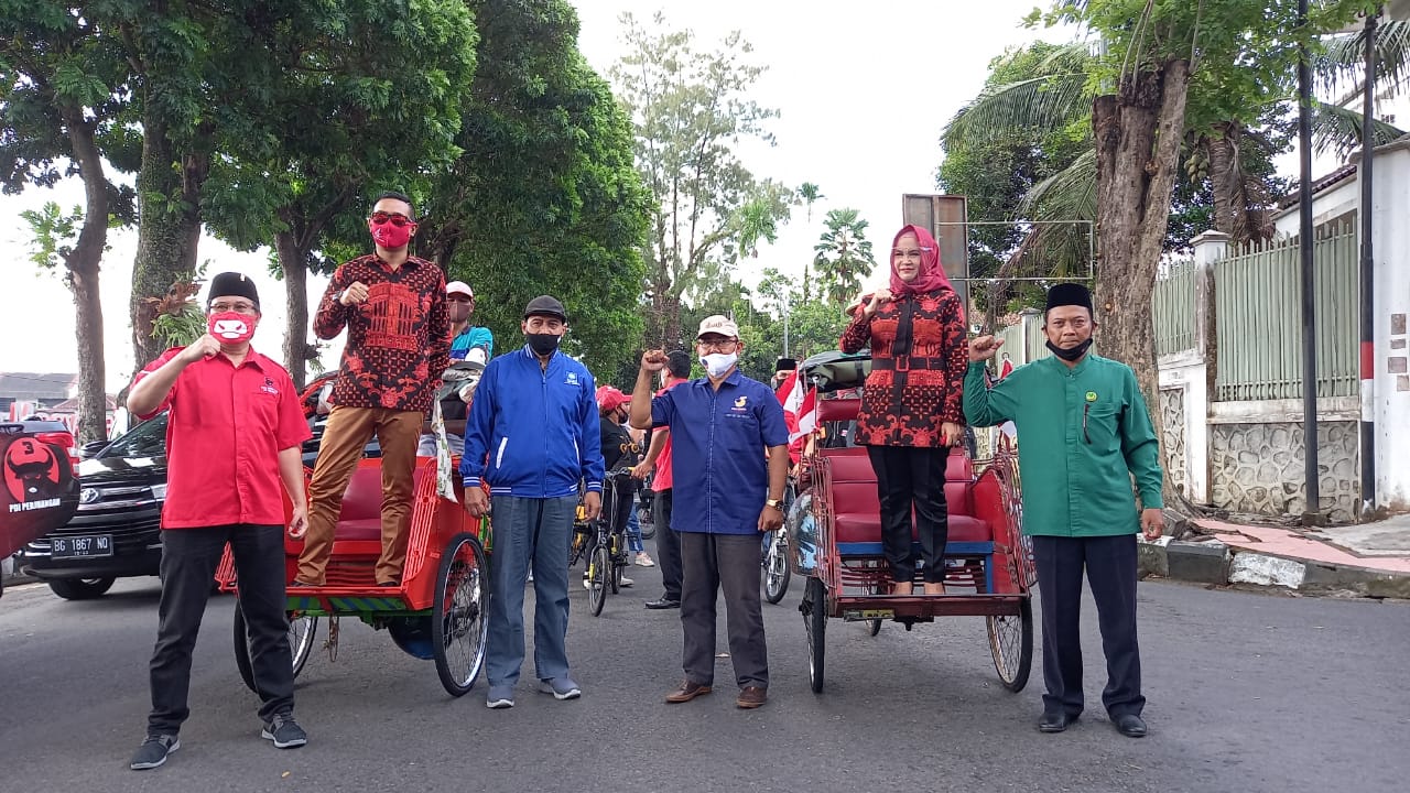 Diusung 4 Parpol, Aji-Windarti : Gaspol