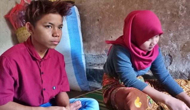 remaja SMP ini menikah karena pulang kencan terlalu malam (Foto: LP)