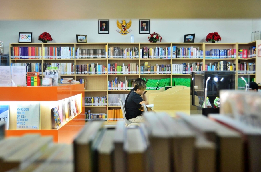 ILUSTRASI Perpustakaan ikuti akreditasi