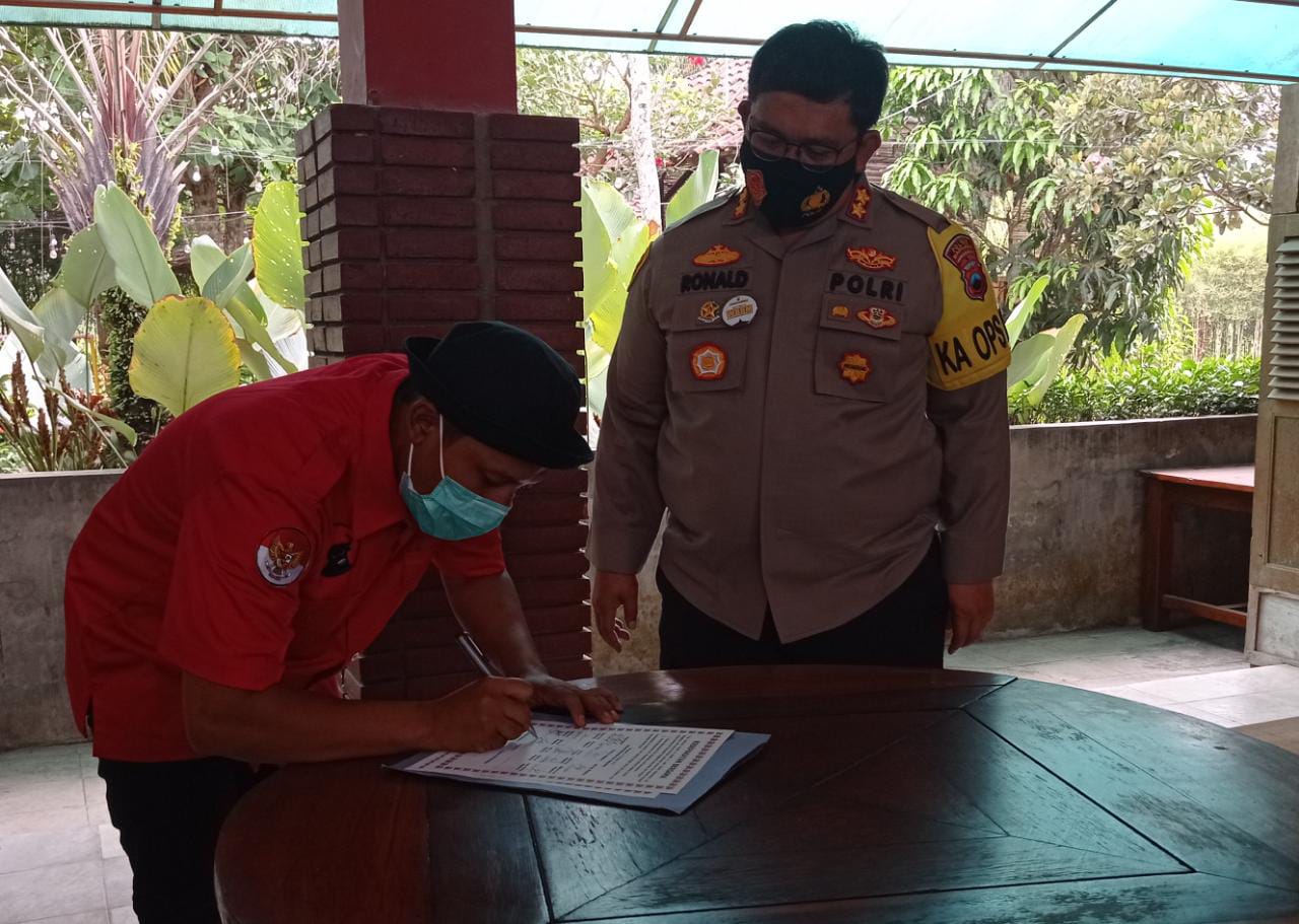 Kapolres Magelang AKBP Ronal A Purba (19/10/2020)-(Foto: bsn)