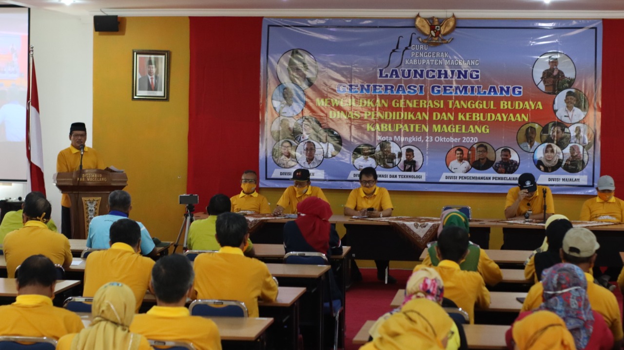 Peluncuran Tim Penggerak Pendidikan Sekolah Dasar oleh Disdikbud Kabupaten Magelang (23/10/2020)-(Foto: Istimewa)