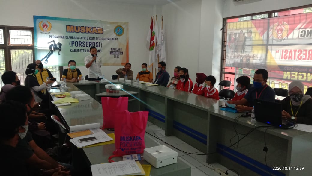 MUSKAB. Persatuan Olahraga Sepaturoda Seluruh Indonesia (PORSEROSI) Kabupaten Magelang, gelar Musyawarah Kabupaten (Muskab).