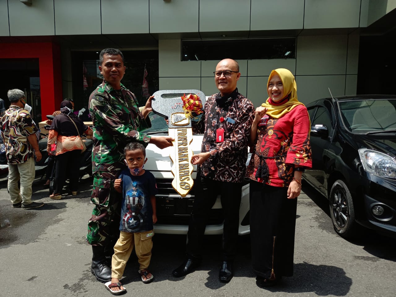 Undian Bank Bapas 69, Anggota TNI Ini Raih Hadiah Utama Mobil