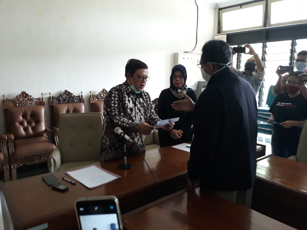 Datangi DPRD Kabupaten Magelang, Ini Tuntutan Buruh Soal UU Cipta Kerja