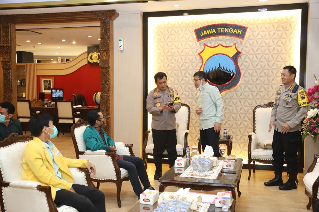 BEM Universitas Di Jateng Bertemu dengan Kapolda, ini Hasilnya